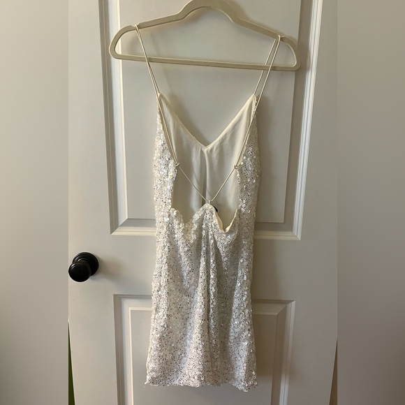 LULU’s White Sequin Dress - Picture 2 of 3